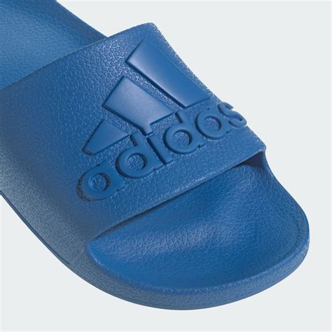 adidas aqua slides blue